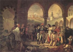 Baron Antoine-Jean Gros Bonaparte Visiting the Plague-Stricken at Jaffa on 11 March (mk05) oil painting image